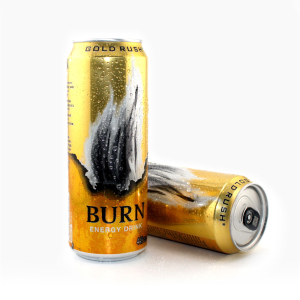 Энергетический напиток Burn Gold Rush 449мл